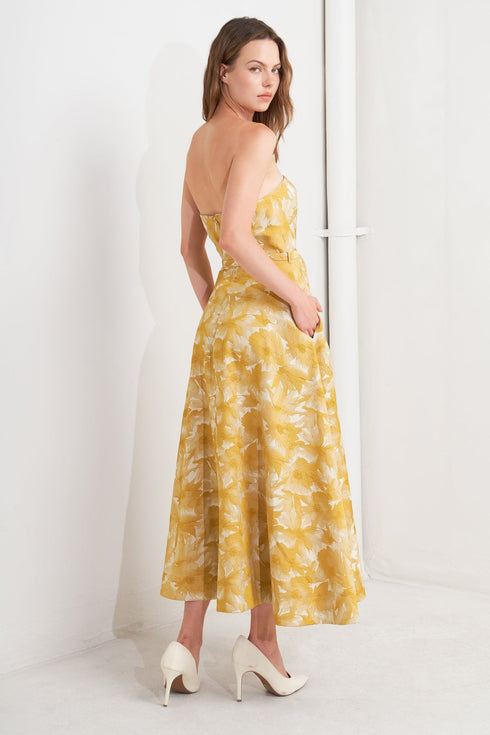 vera-bloom-jacquard-midi-dress Flying Tomato-Sophia's Style-2